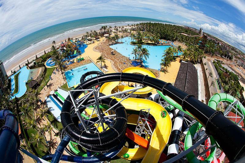 Conforto E Lazer Na Frente Do Mar Ao Lado Do Beach Park Акирас Номер фото